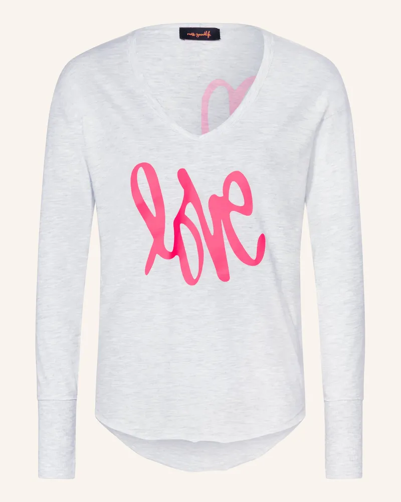 Miss Goodlife Longsleeve grau Hellgrau
