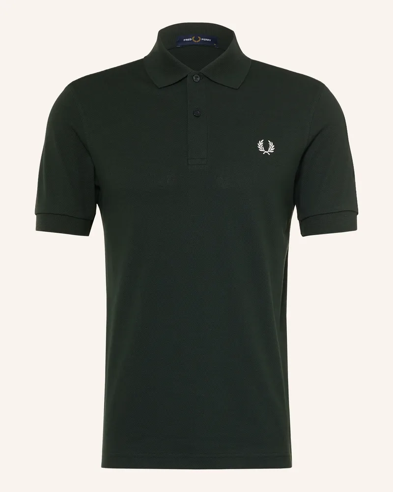 Fred Perry Piqué-Poloshirt Regular Fit schwarz Schwarz
