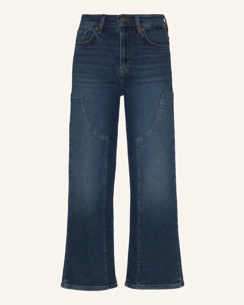 7 for all mankind Jeans Cropped Alexa Straight Fit blau Blau