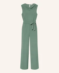 Cartoon Jersey-Jumpsuit Gruen