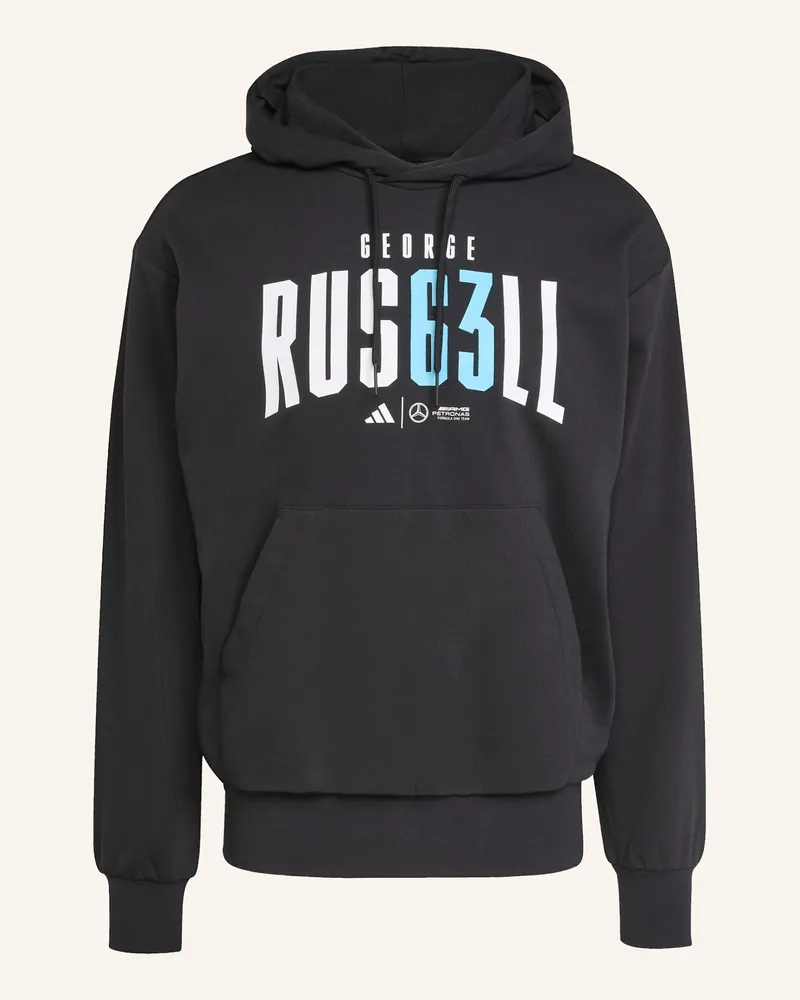 adidas MERCEDES - AMG PETRONAS FORMULA ONE TEAM GEORGE RUSSELL HOODIE Schwarz