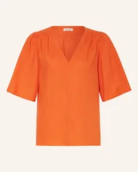 Marc O'Polo Blusenshirt aus Leinen Orange