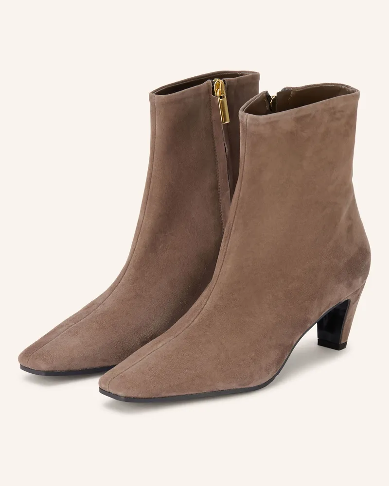 Mrs & HUGS Stiefeletten beige Taupe