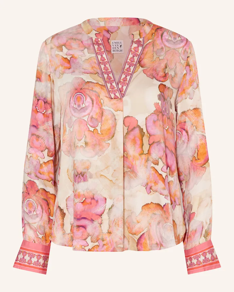 Emily van den Bergh Blusenshirt Hellbraun