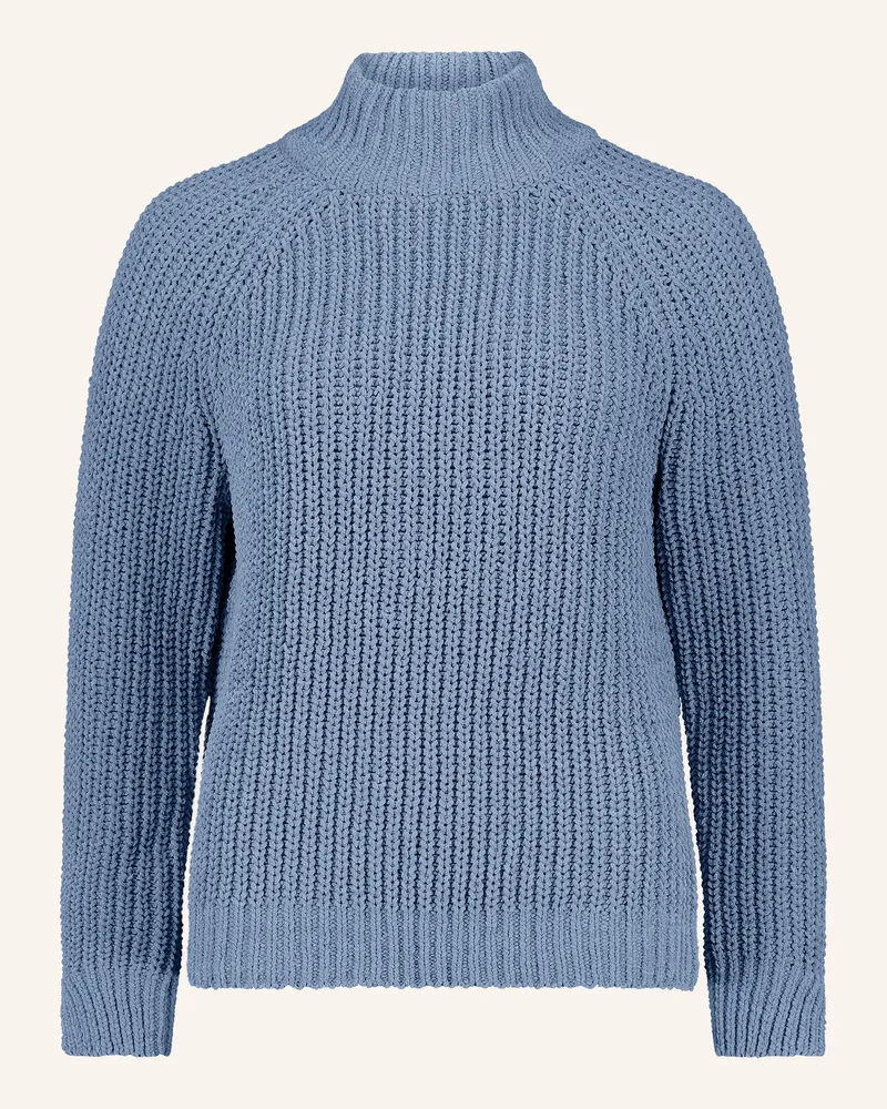 Cartoon Pullover grau Blaugrau