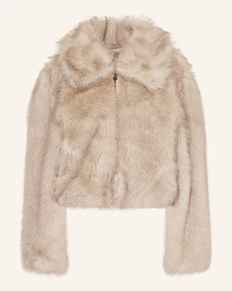 FRANKIE Shop Kunstfell-Jacke HOPE Creme