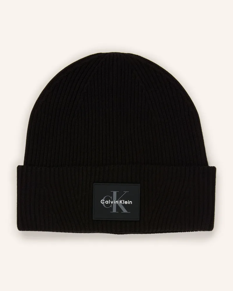 Calvin Klein Mütze schwarz Schwarz