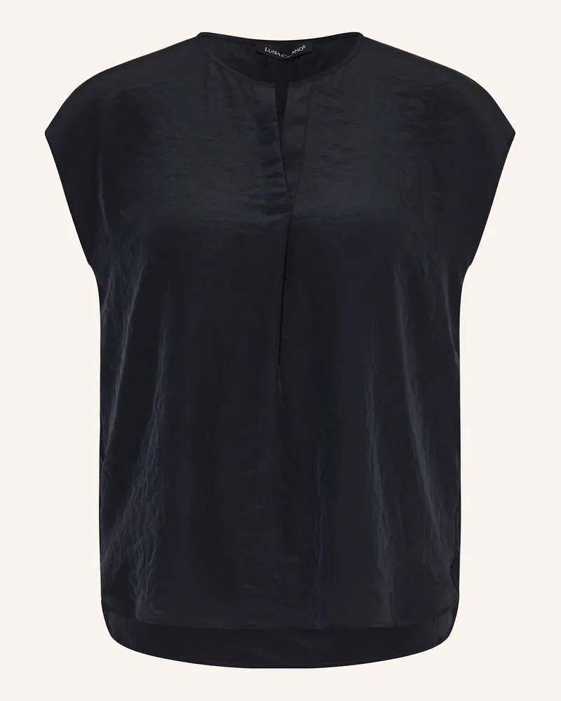Luisa Cerano Blusenshirt Dunkelblau