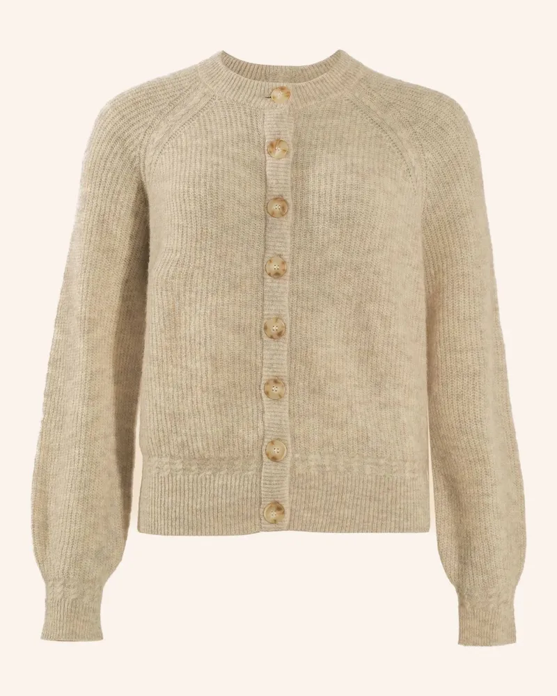 ADLYSH FEINSTRICK CARDIGAN MIT MOHAIR Grau