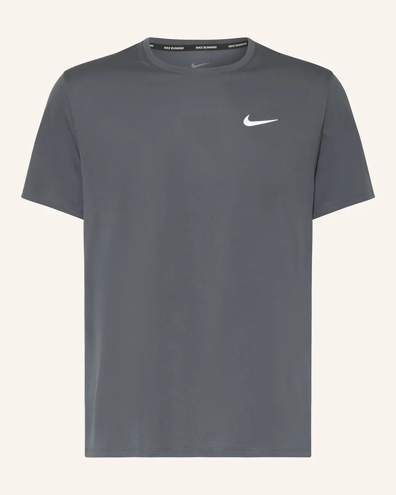 Nike Laufshirt MILER Blaugrau