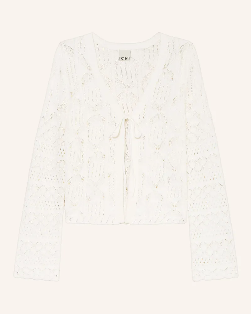 ICHI Strickjacke IHLALUHA Weiss