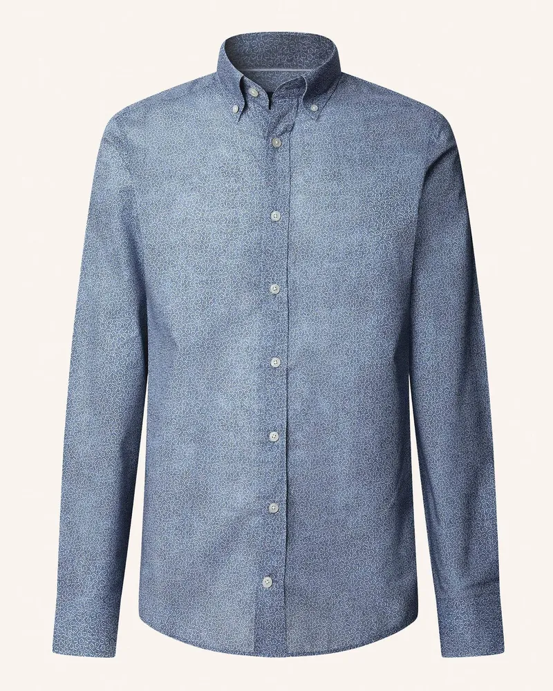 Hackett Freizeithemd PAINTED FLORAL PRINT Blau