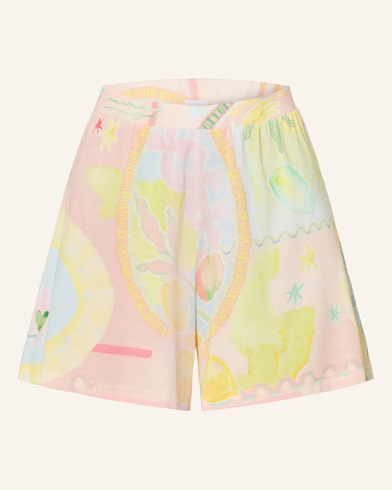 Mey Schlafshorts Serie Mystic Voyage blau Hellblau