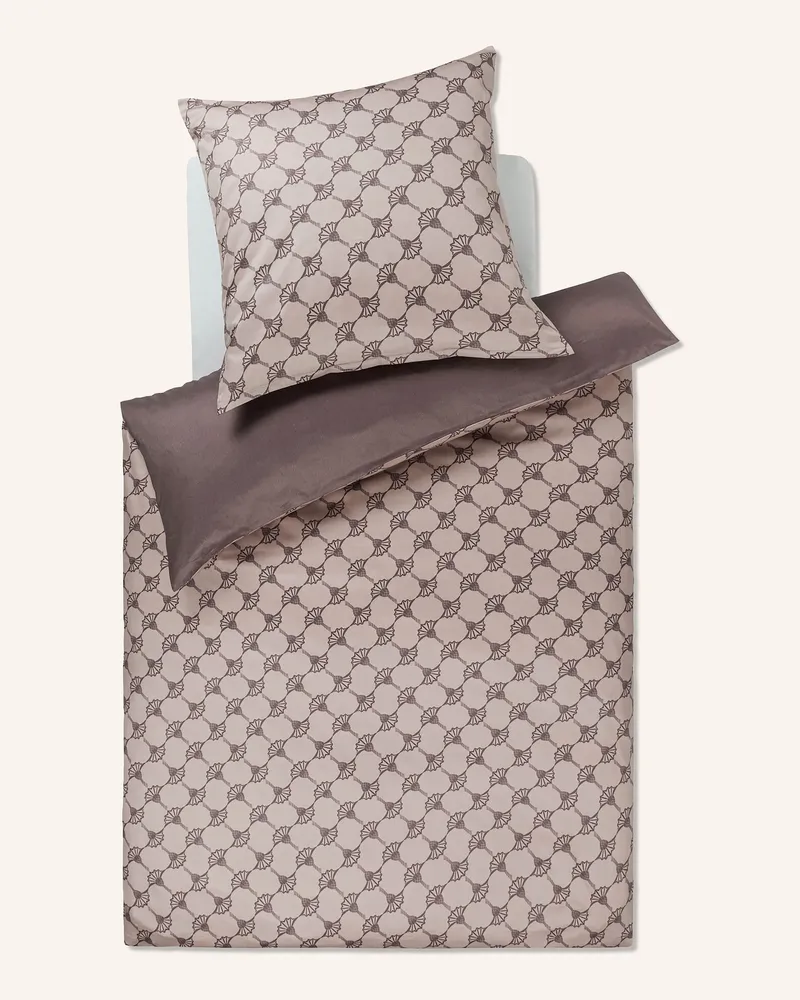 JOOP! Bettwäsche CORNFLOWER DOUBLE zum Wenden Taupe