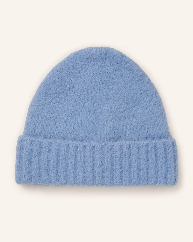 Samsøe & Samsøe Mütze SAJEANNE mit Alpaka Hellblau