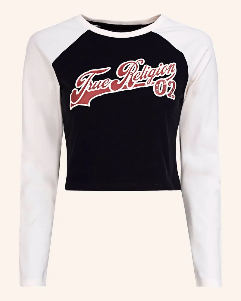True Religion Longsleeve CONTRAST Schwarz