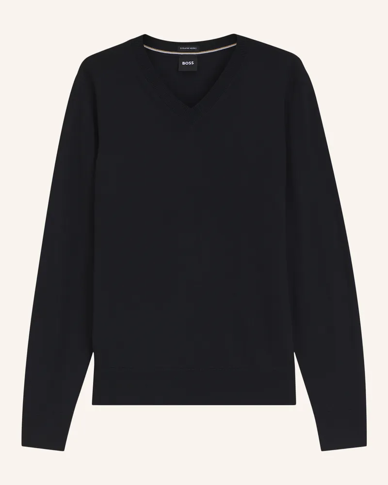 HUGO BOSS Pullover H-Melba Regular Fit schwarz Schwarz