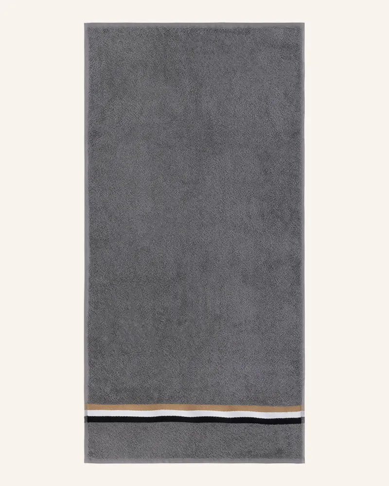 HUGO BOSS Handtuch Blinea grau Dunkelgrau