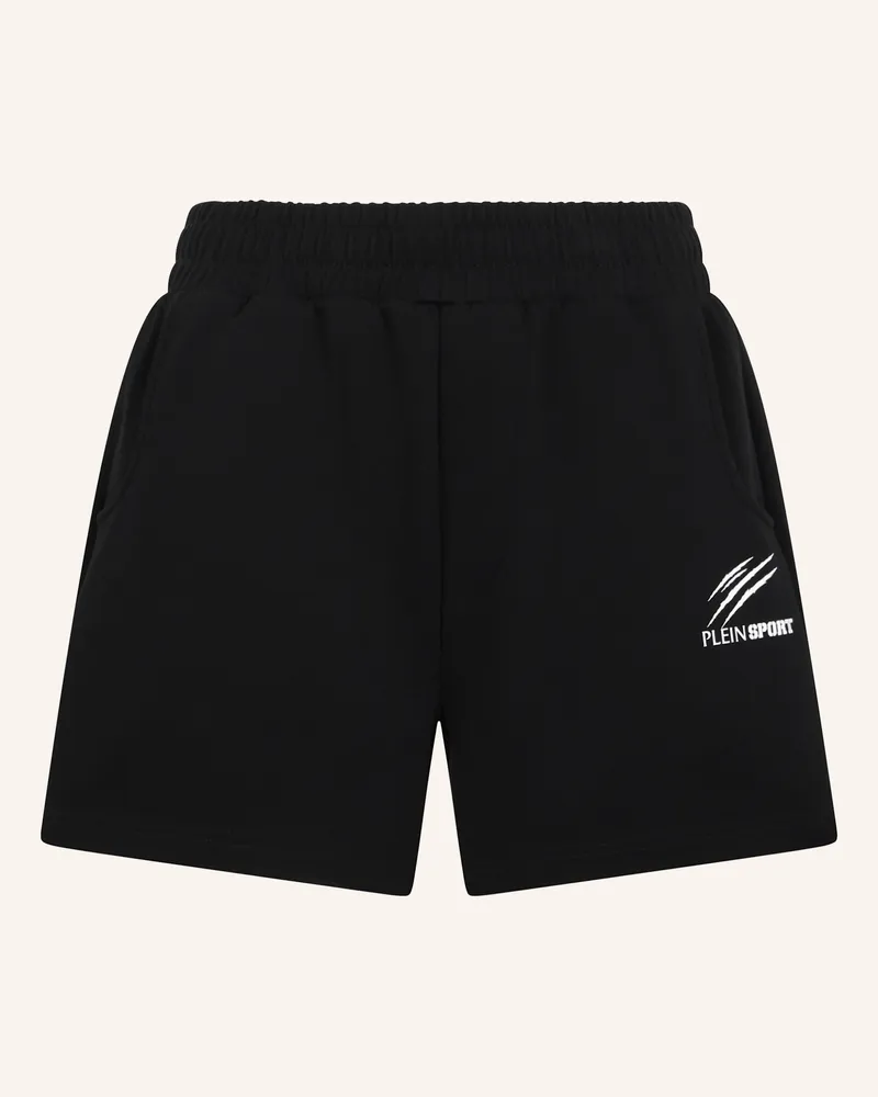 Philipp Plein Plein Sport Loose Fit Shorts Icon Scratch schwarz Schwarz