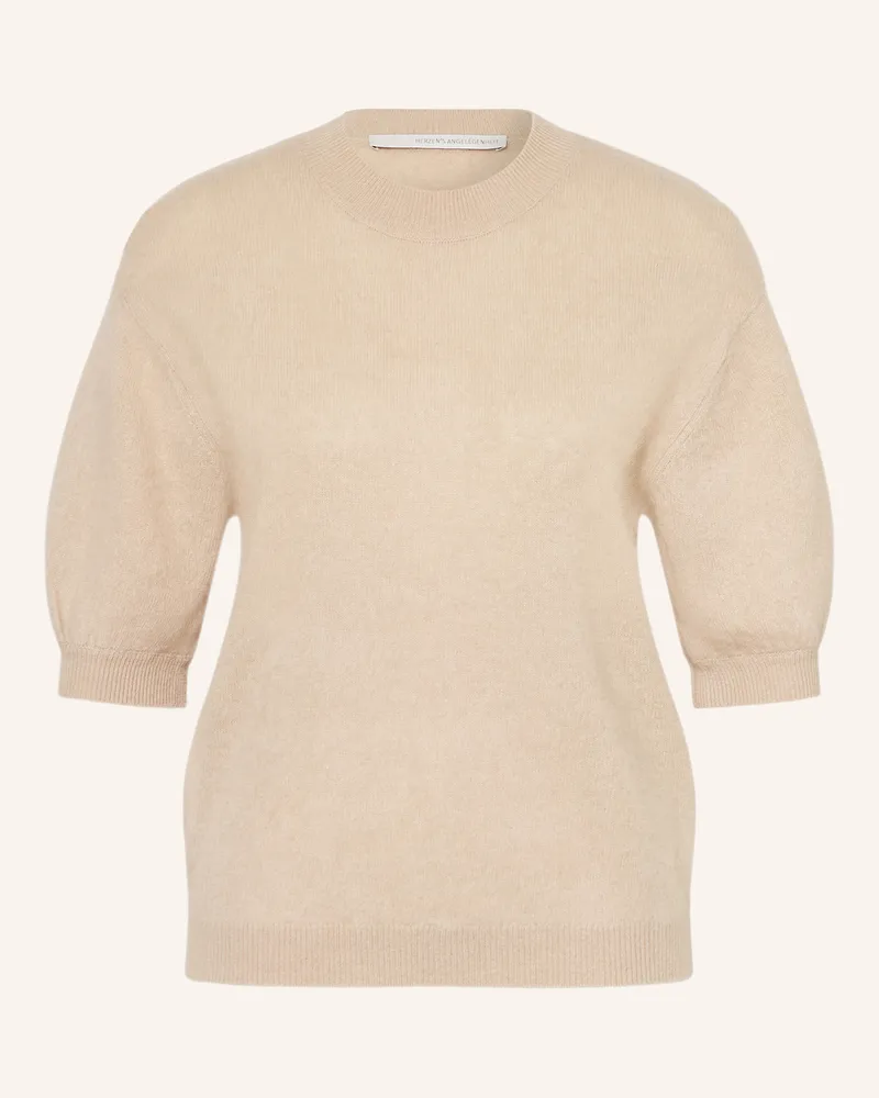 Herzen's Angelegenheit Strickshirt aus Cashmere Beige