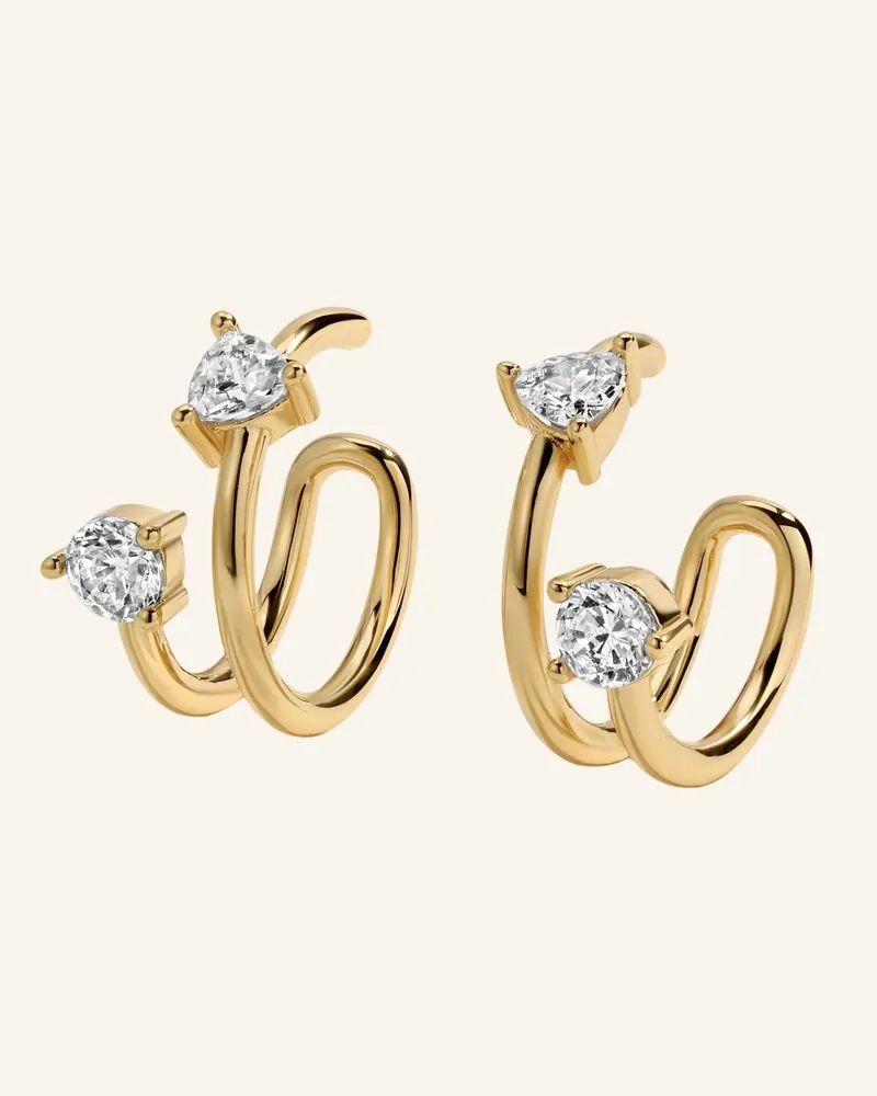 Lili Claspe Ohrhänger Eraz Ear Cuff By Glambou gold Gold