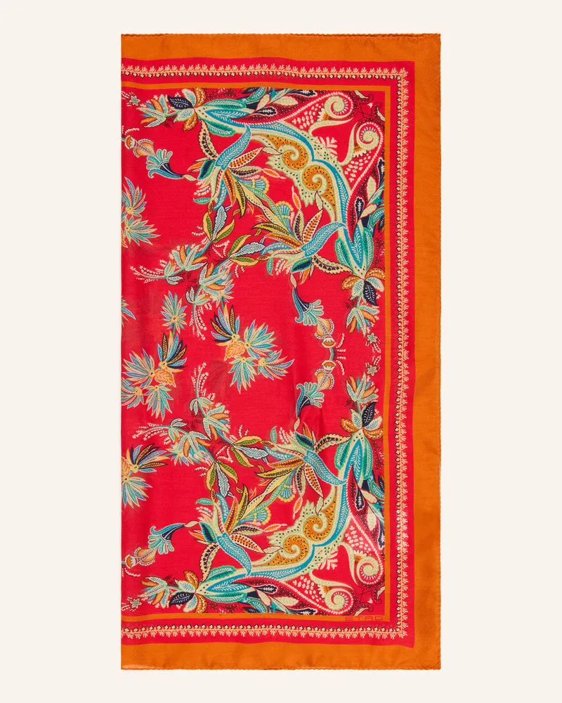 Etro Tuch Mit Seide rot Rot