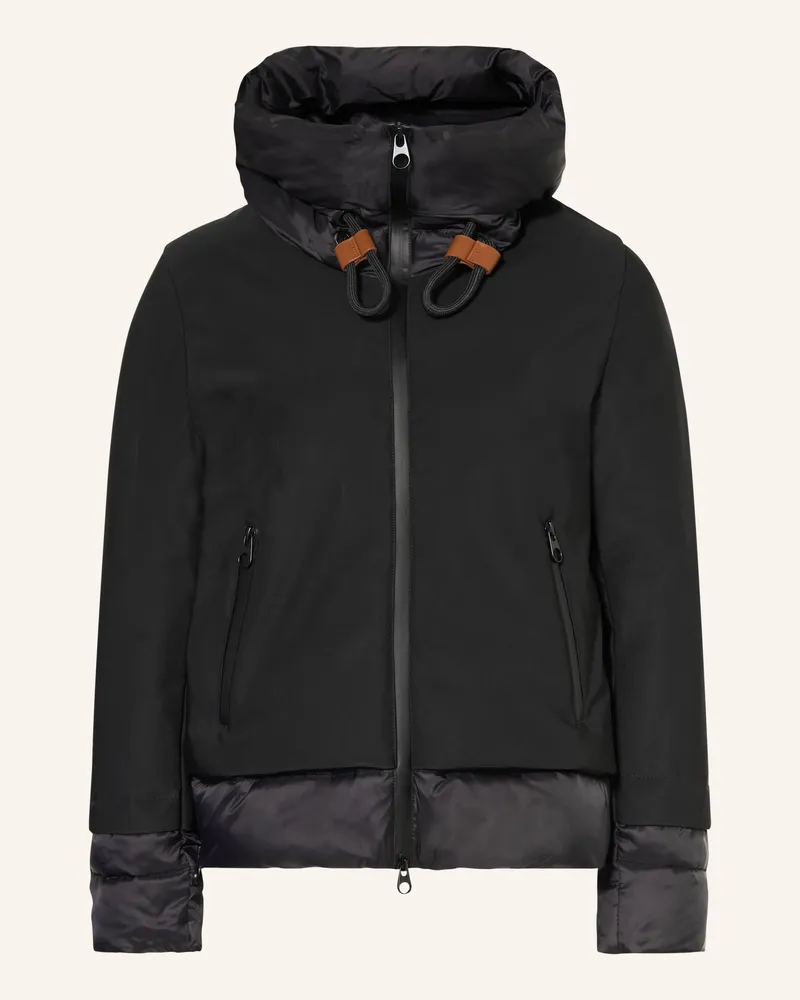 Gil Bret Steppjacke Im Materialmix schwarz Schwarz