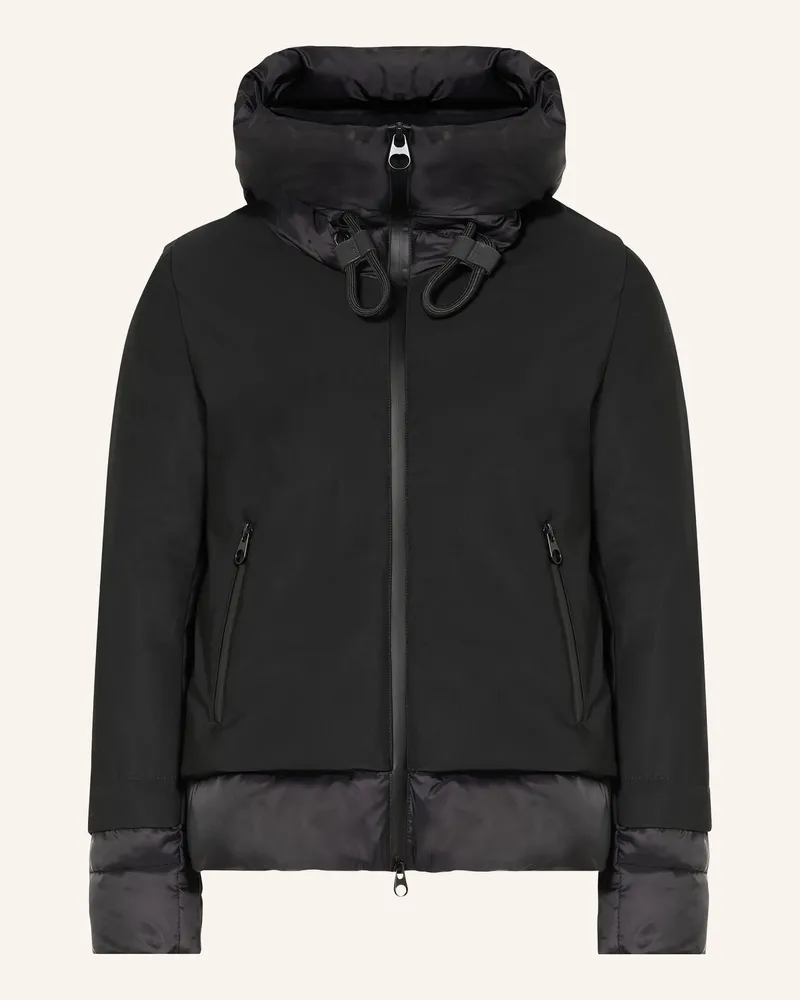 Gil Bret Steppjacke Im Materialmix schwarz Schwarz