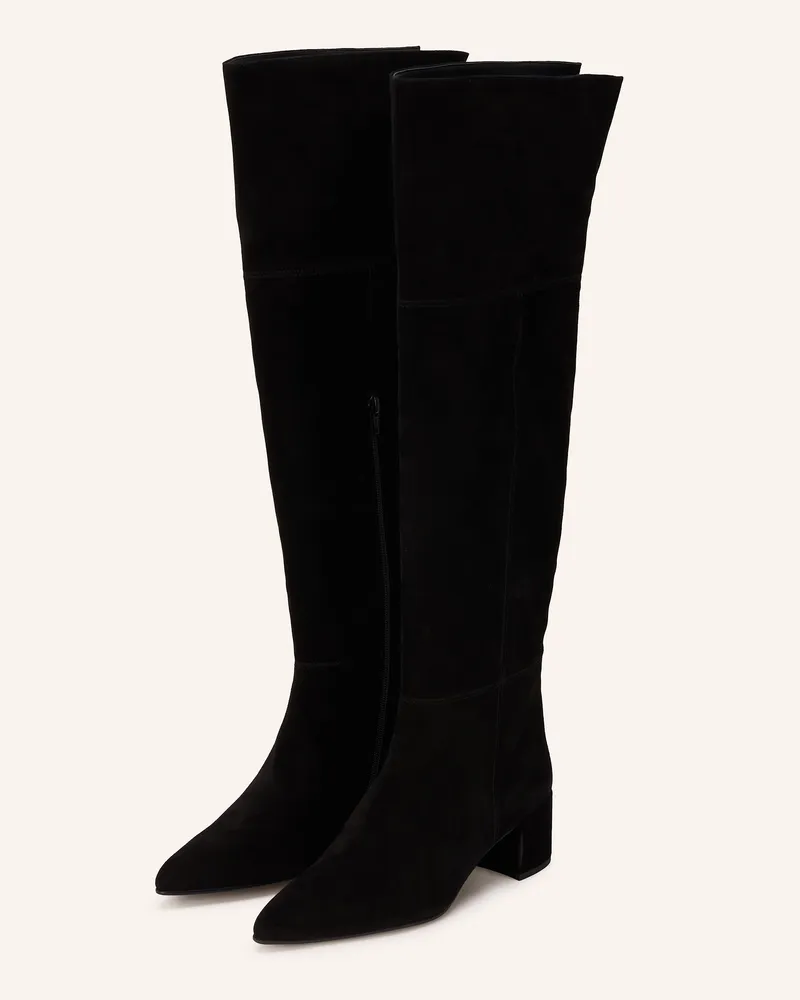 Högl Overknee-Stiefel schwarz Schwarz