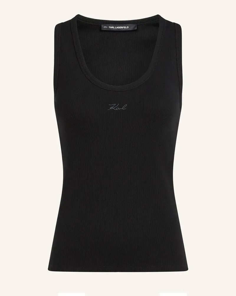 Karl Lagerfeld Unterhemd schwarz Schwarz