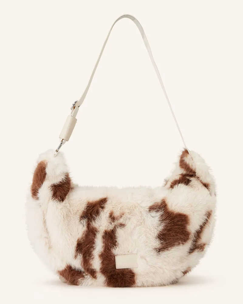 SEIDENFELT Schultertasche NORRLIDA Creme