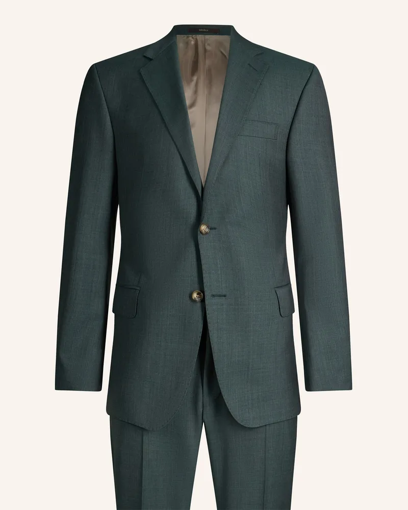 windsor. Anzug Shaped Fit gruen Oliv