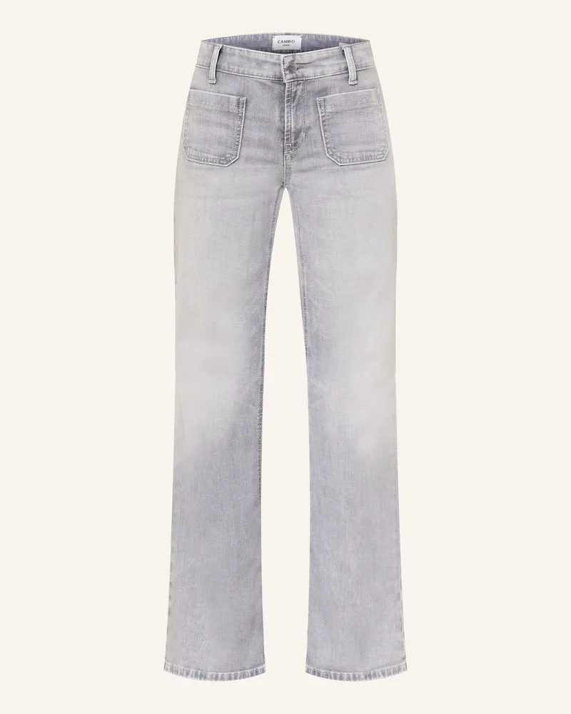 Cambio Flared Jeans Amara grau 5293