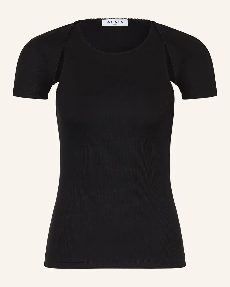 Alaïa Top schwarz Schwarz