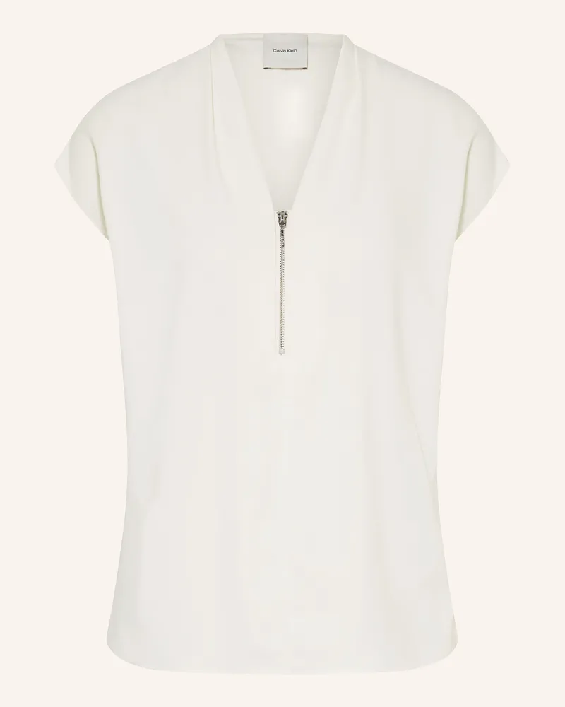 Calvin Klein Blusentop GEORGETTE Ecru