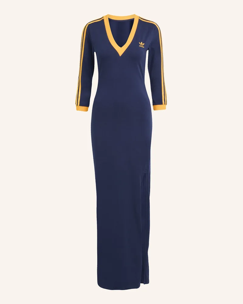 adidas ADICOLOR CLASSICS 3-STREIFEN MAXIKLEID Blau