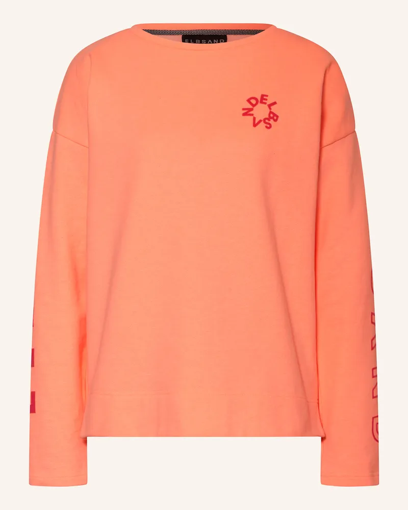ELBSAND Sweatshirt ANDRA Neonrosa