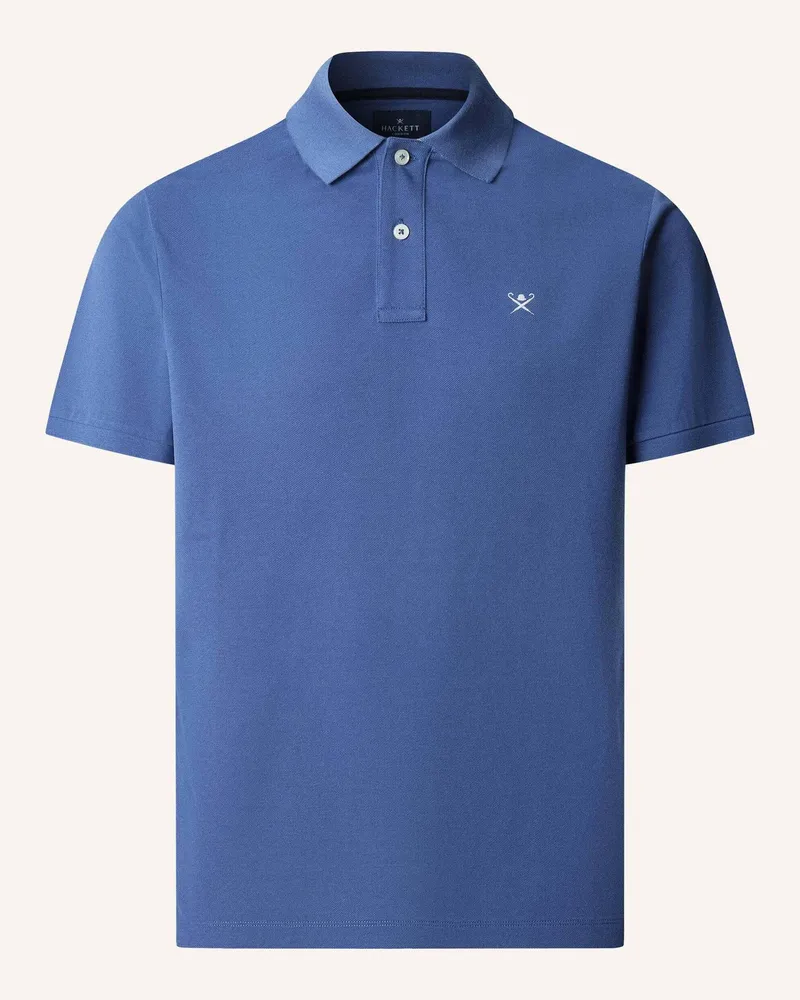 Hackett Poloshirt Slim Fit Logo blau Blau
