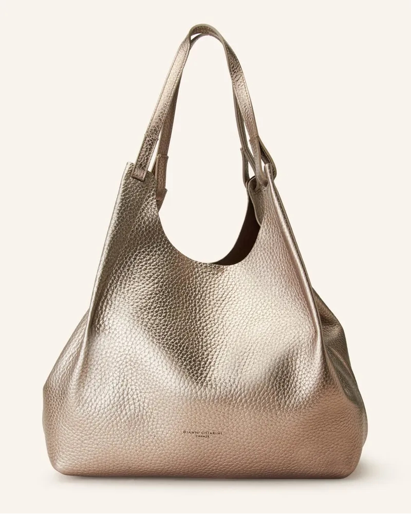 Gianni Chiarini Hobo-Bag DUA mit Pouch Silber