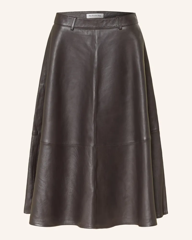 FRANKIE Shop Lederrock Savil braun Dunkelbraun