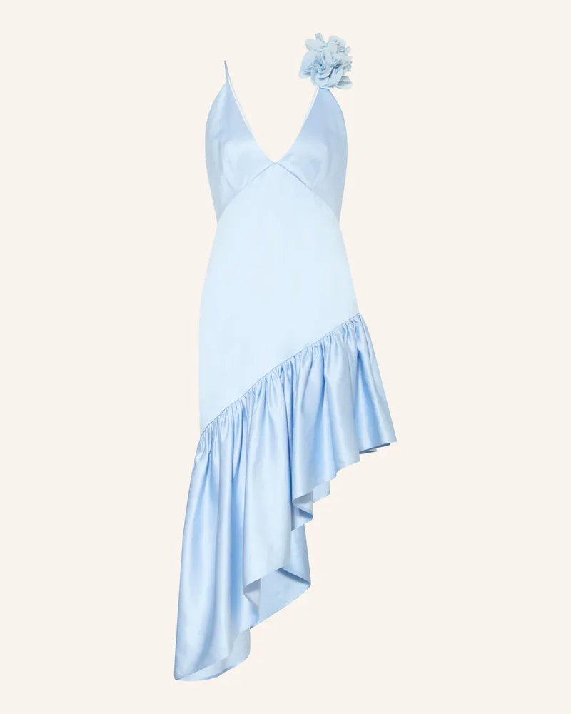 Sandro Cocktailkleid Mit Rüschen blau Hellblau