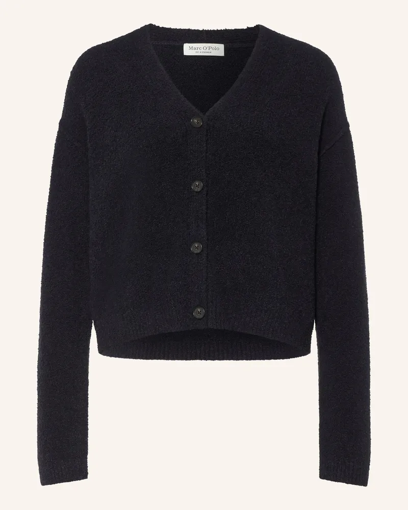 Marc O'Polo Strickjacke blau Dunkelblau