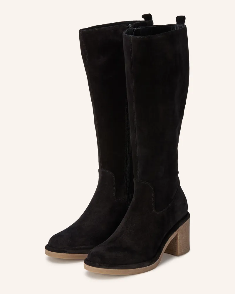 Unisa Stiefel Kendra schwarz Dunkelbraun