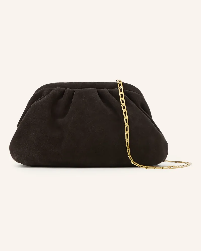 Reiss Clutch Mia braun Dunkelbraun