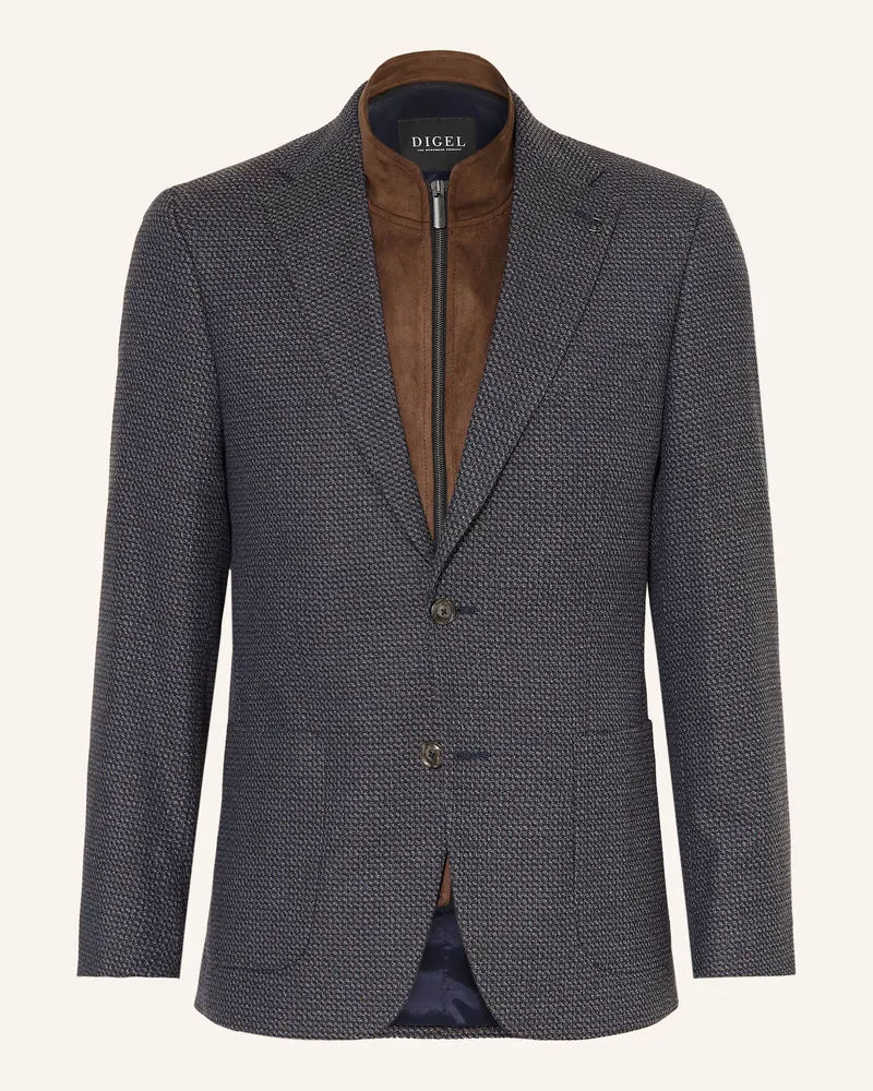 Digel Sakko Earl Modern Fit Mit Blende blau Blau