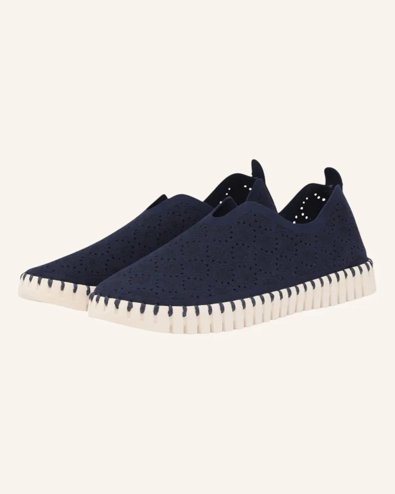 Ilse Jacobsen Slipper tulip3485 blau Dunkelblau