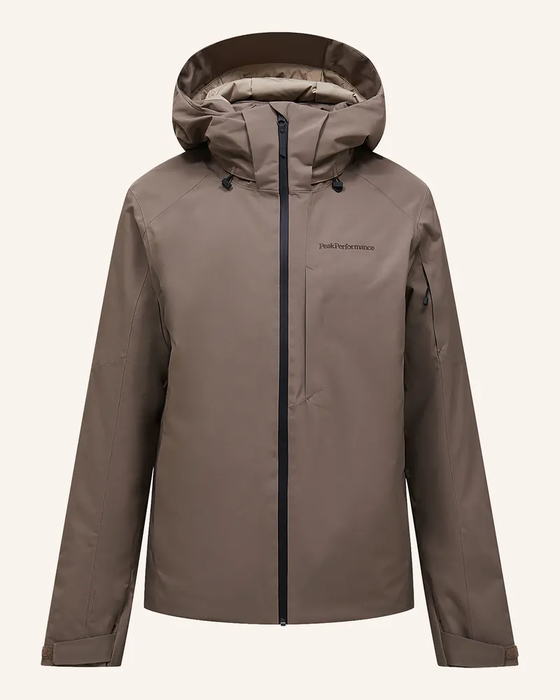 Peak Performance Skijacke Maroon braun Braun