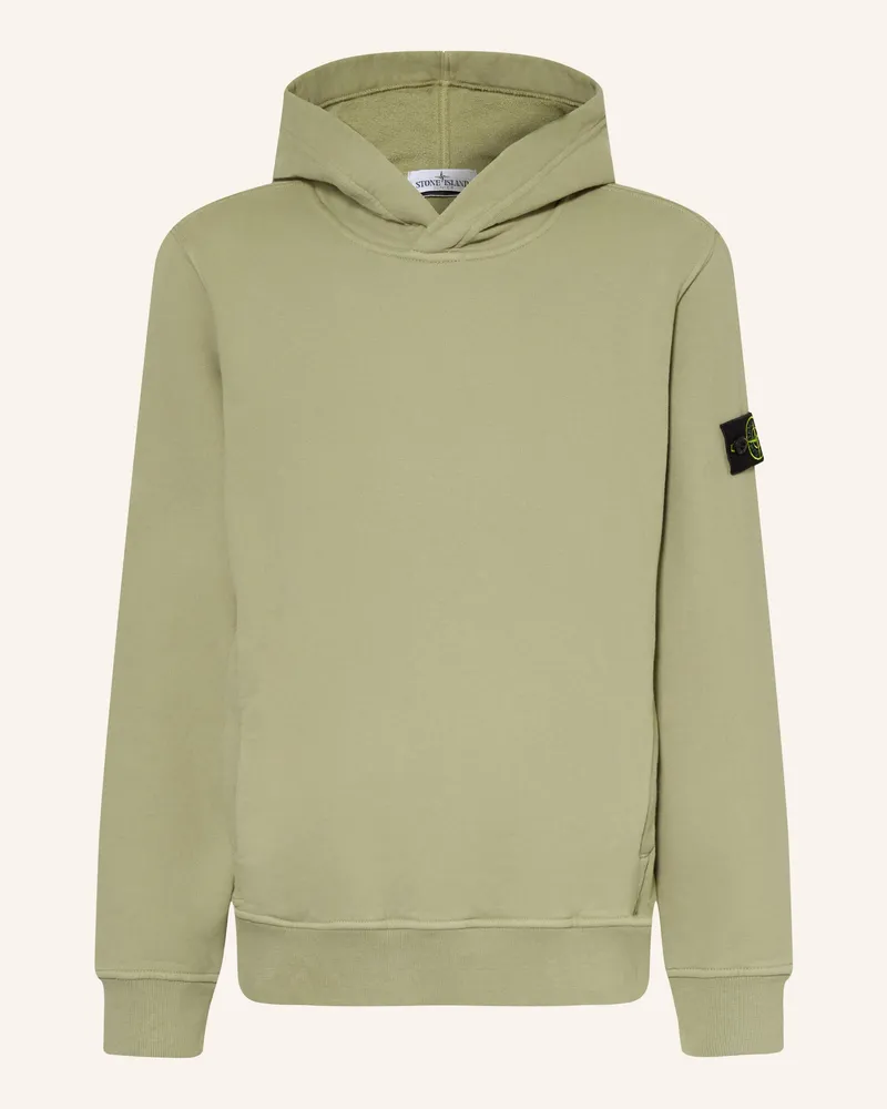 Stone Island Hoodie gruen Oliv