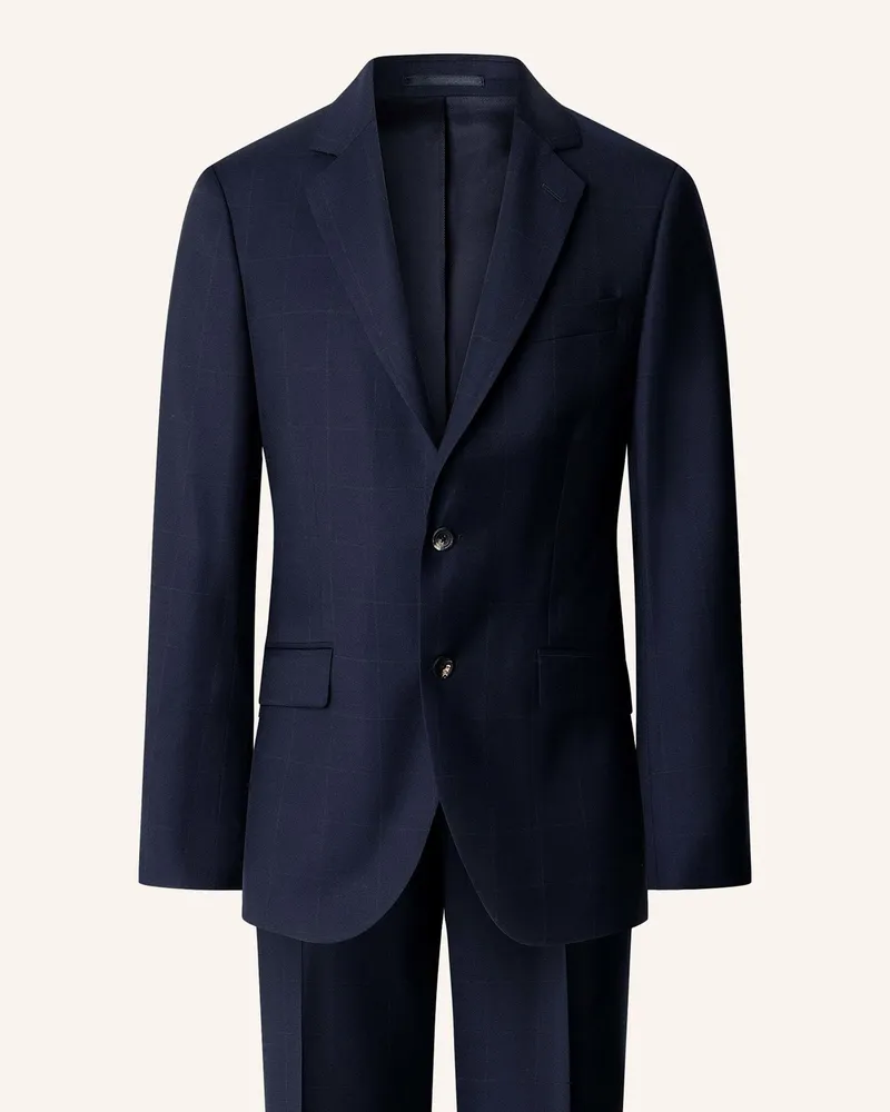 Hackett Anzug Sr Nat Strch Wpane W blau Dunkelblau