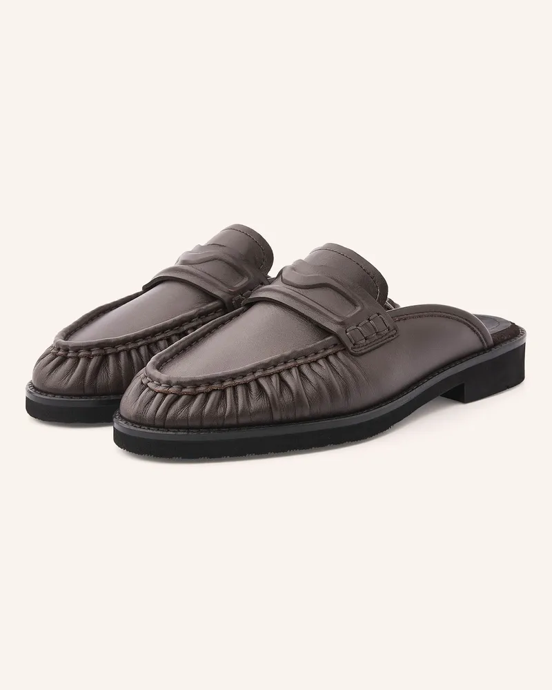 Nubikk Slipper Jones Mule braun Dunkelbraun